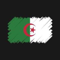 Algeria Flag Brush. National Flag vector