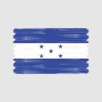 Honduras Flag Brush. National Flag vector