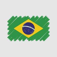 vector de la bandera de brasil. bandera nacional