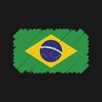 Brazil Flag Brush Vector. National Flag vector