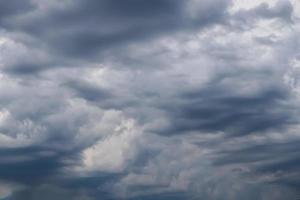 Stunning dark cloud formations right before a thunderstorm photo
