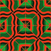 Mosaic seamless pattern. Decorative patchwork endless wallpaper. Creative abstract ornament vector