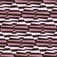 Mosaic of striped geometric seamless patern. Decorative abstract lines ornament. vector