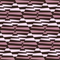 Mosaic of striped geometric seamless patern. Decorative abstract lines ornament. vector