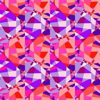 Kaleidoscope seamless pattern. Decorative abstract mosaic ornament. vector