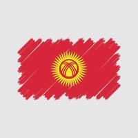 Kyrgyzstan Flag Vector. National Flag vector