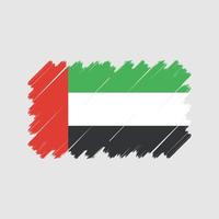 vector de la bandera de los emiratos árabes unidos. bandera nacional