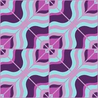 Mosaic seamless pattern. Decorative patchwork endless wallpaper. Creative abstract ornament vector