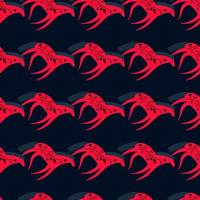 Hand drawn horse seamless pattern. Cute cartoon wallpaper with wild flower and stylized animals. vector