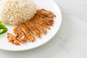 Grilled Chicken with Steamed Rice photo