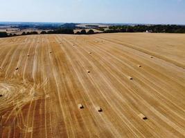 Agricultural Farms and Working Machines at Dunstable Downs England photo
