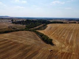 Agricultural Farms and Working Machines at Dunstable Downs England photo
