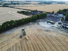Agricultural Farms and Working Machines at Dunstable Downs England photo