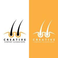 hair care logo vector icon skin health illustration design concept