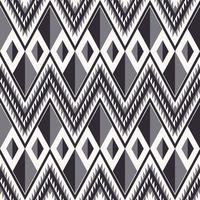 Abstract monochrome color geometric triangle shape zigzag seamless pattern background. Use for fabric, textile, interior decoration elements, upholstery, wrapping. vector