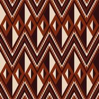 fondo de forma de zigzag de triángulo geométrico abstracto. patrón sin costuras de diseño de color del suroeste africano. uso para telas, textiles, elementos de decoración de interiores, tapicería, envoltura. vector