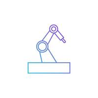 robotic porcess automation vector for website symbol icon presentation