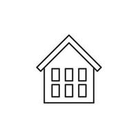 vector de casa para presentación de icono de símbolo de sitio web