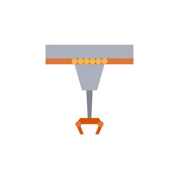 vector de brazo de robot para presentación de icono de símbolo de sitio web