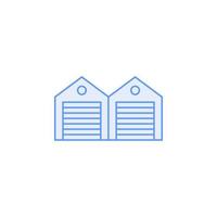 warehouse icon vector for website symbol icon presentation