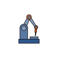 robotic porcess automation vector for website symbol icon presentation