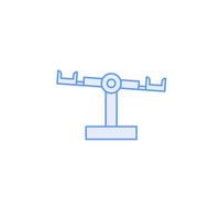 vector de escala de máquina robótica para presentación de icono de símbolo de sitio web