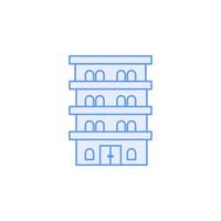 vector de apartamento para presentación de icono de símbolo de sitio web