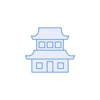 Traditional house vector for website symbol icon presentation