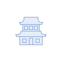 Traditional house vector for website symbol icon presentation