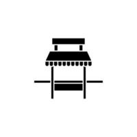 street food cart vector for website symbol icon presentation