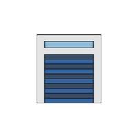 garage icon vector for website symbol icon presentation