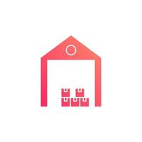 warehouse icon vector for website symbol icon presentation