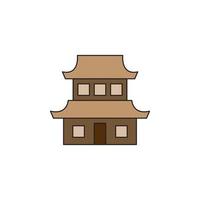 Traditional house vector for website symbol icon presentation