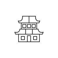 Traditional house vector for website symbol icon presentation