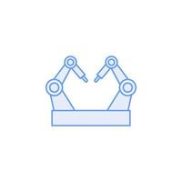 robotic porcess automation vector for website symbol icon presentation