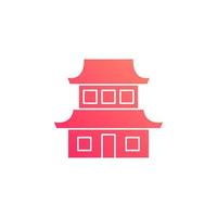 vector de casa tradicional para presentación de icono de símbolo de sitio web