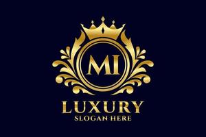 Luxury Letter M Logo. Vector Logo Template Sign, Symbol, Icon, Vector  Luxury Frame Stock Vector - Illustration of hotel, heraldic: 91155247