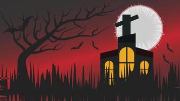 Halloween background free vector illustration