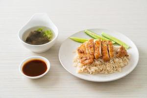 Grilled Chicken with Steamed Rice photo