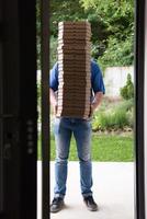 pizza delivery person photo