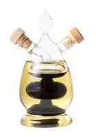 dispenser with olive oil and balsamic vinegar photo