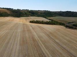 Agricultural Farms and Working Machines at Dunstable Downs England photo