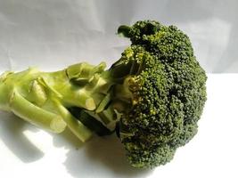broccoli isolated on a white background, Broccoli is a cultivar of the same species as cabbage and cauliflower, namely Brassica oleracea. photo