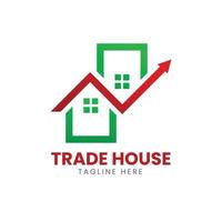 trade with house logo design