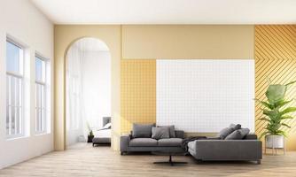 geometric shape memphis style minimal style on pastel color 3d rendering photo