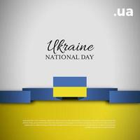 Ukraine National Day. Banner, Greeting card, Flyer design. Poster Template Design vector