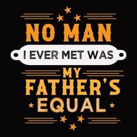 Fathers Tshirt Design vector