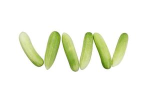 cucumber isolated on white background,clipping path photo