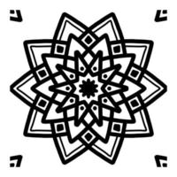 Mandala Pattern Digital Paper vector