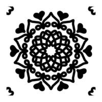 Mandala Pattern Digital Paper vector